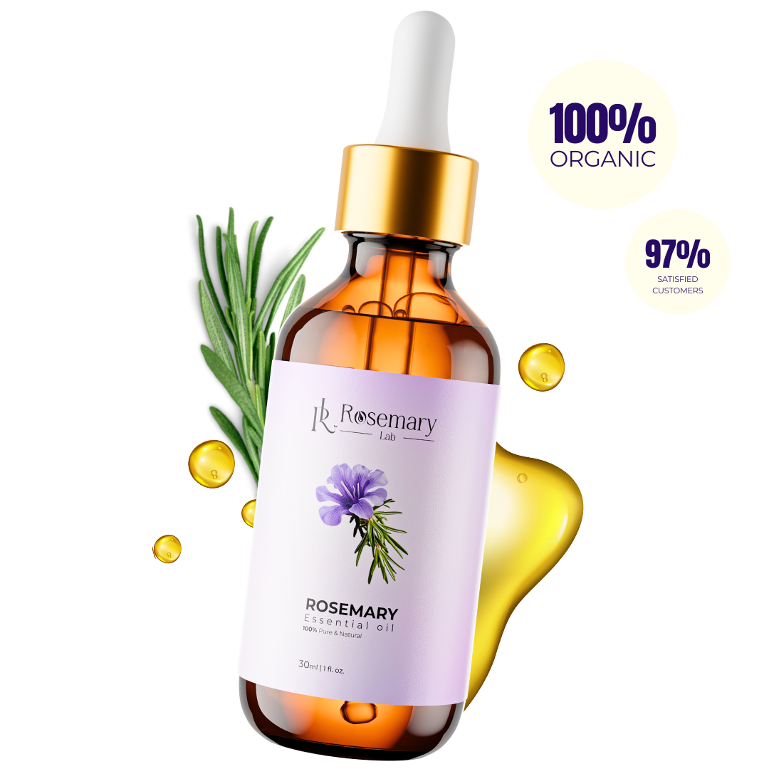 Rosemary Essential Oil – Organic Hair Growth & Scalp Therapy