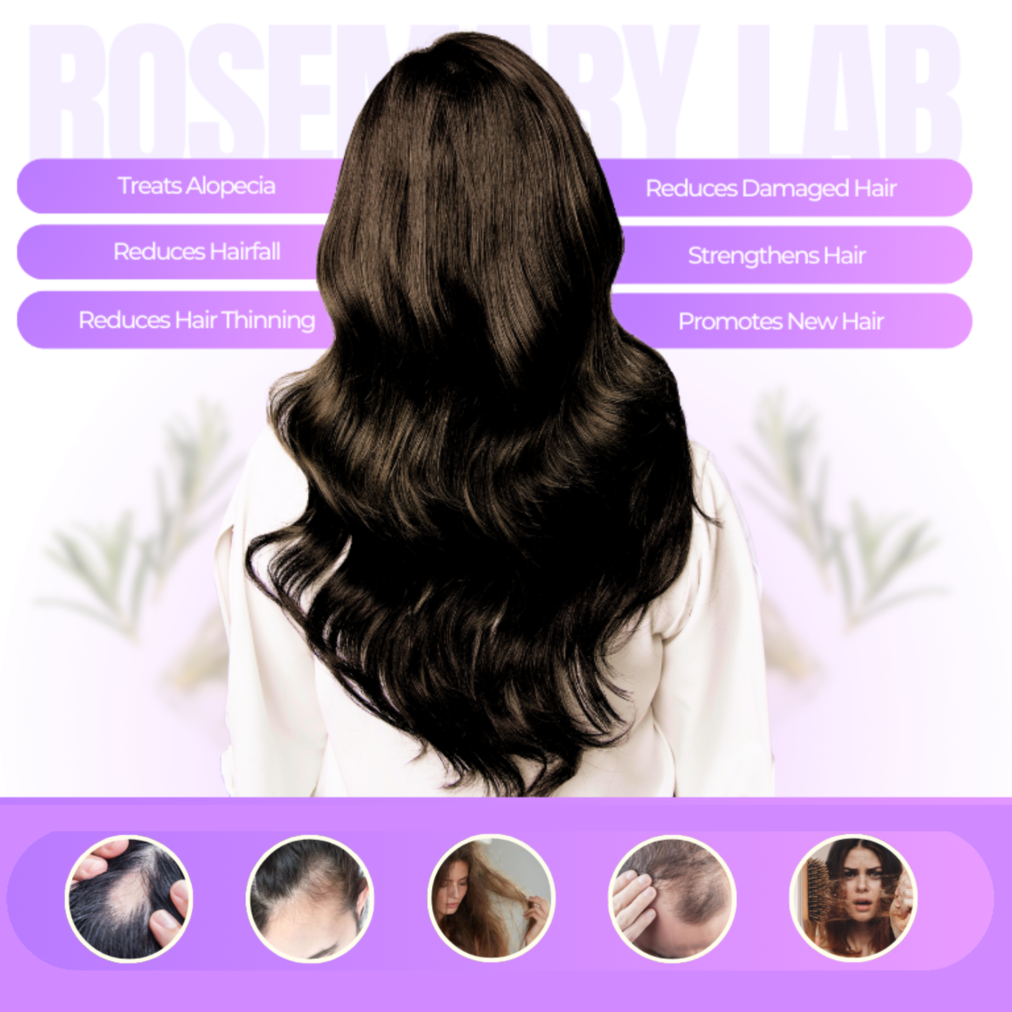 Rosemary Essential Oil – Organic Hair Growth & Scalp Therapy